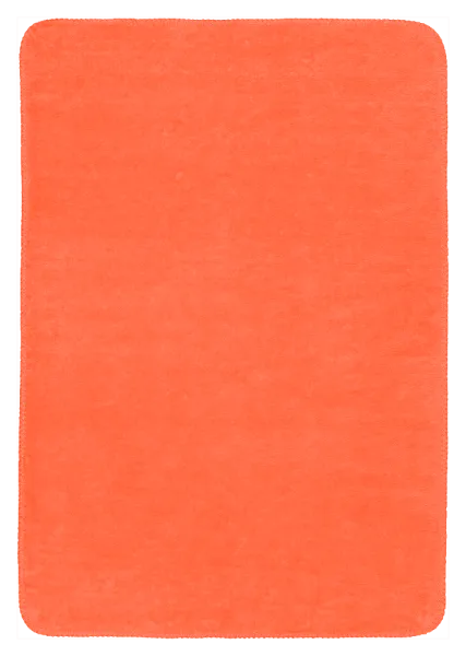 Bio Baumwoll Kuscheldecke, orange